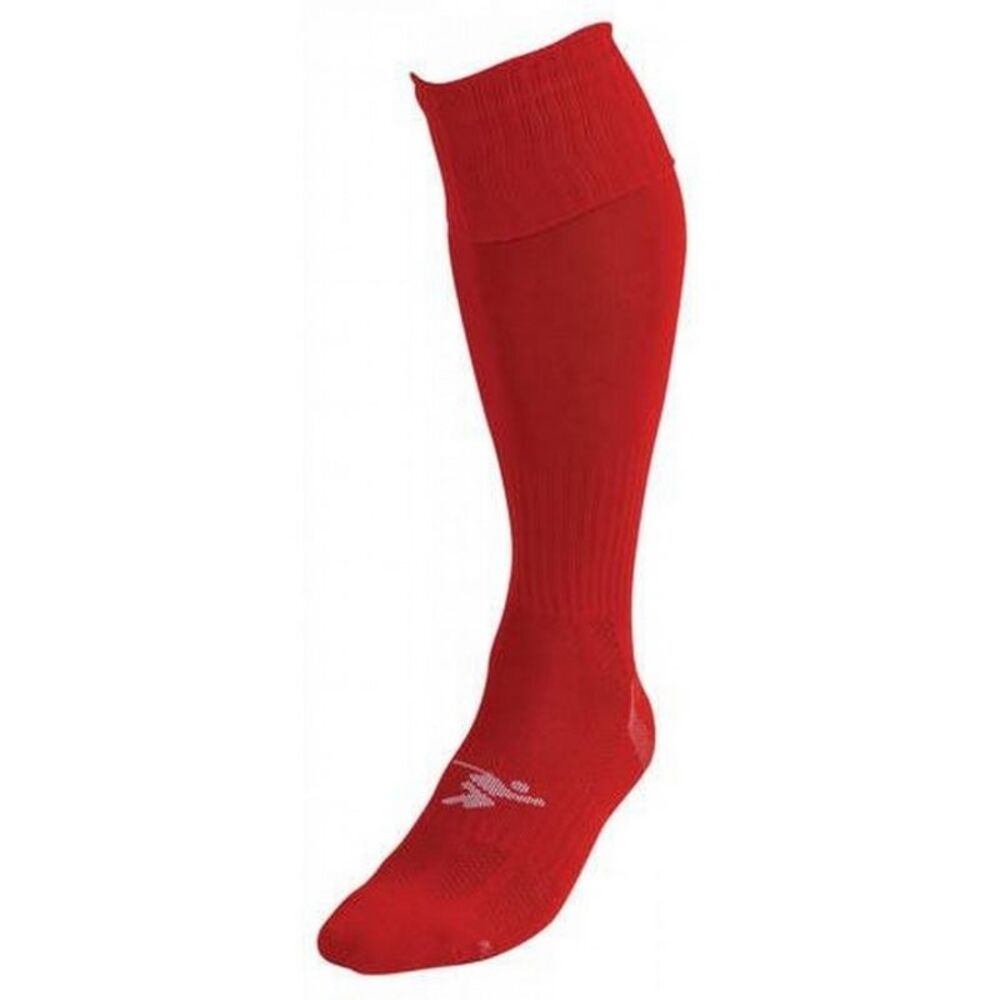 Precision Childrens/Kids Pro Plain Soccer Socks / Red